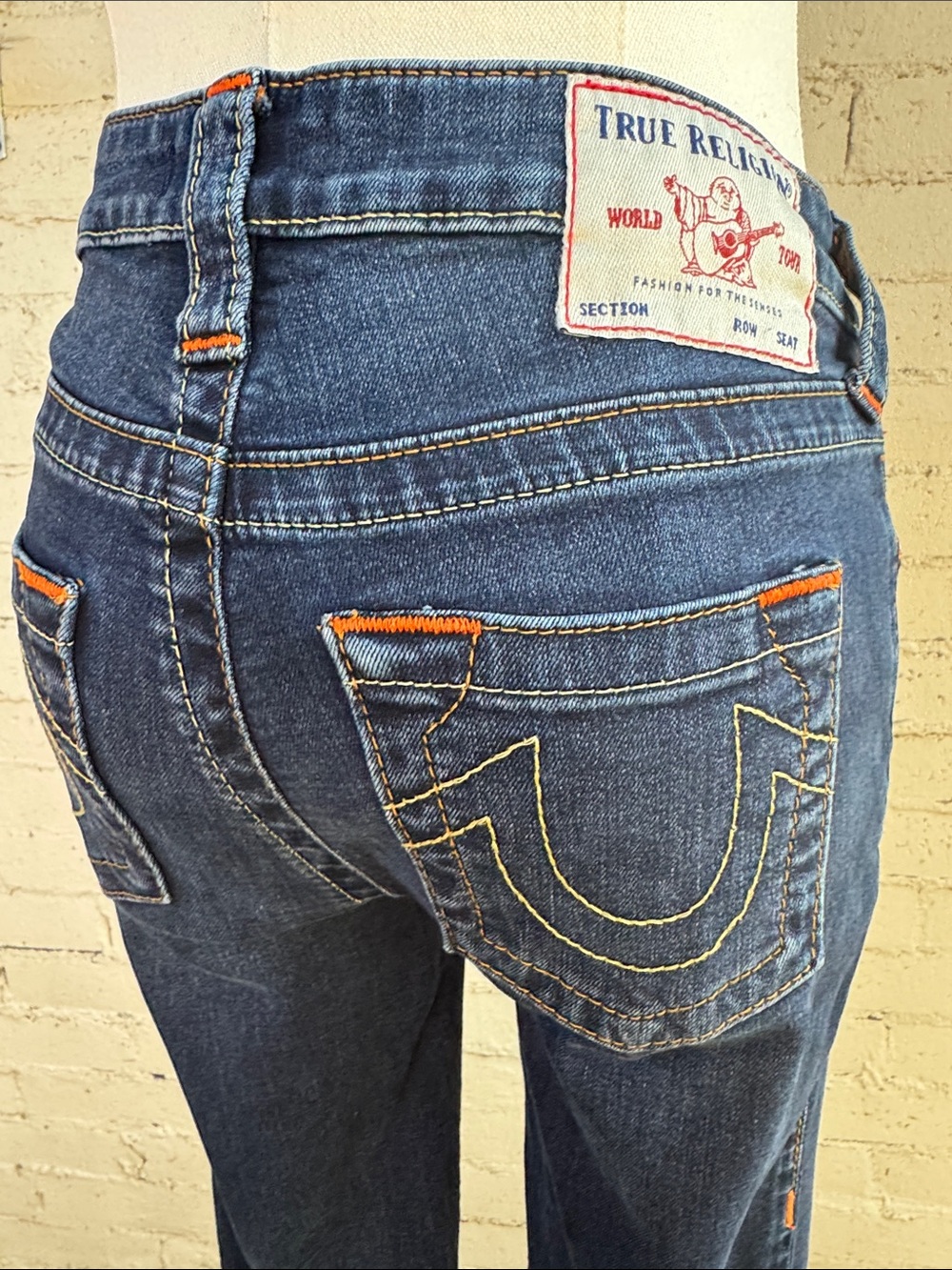 True Religion Becca Mid Rise Bootcut Jeans Indigo Size 25 - Picture 9 of 16